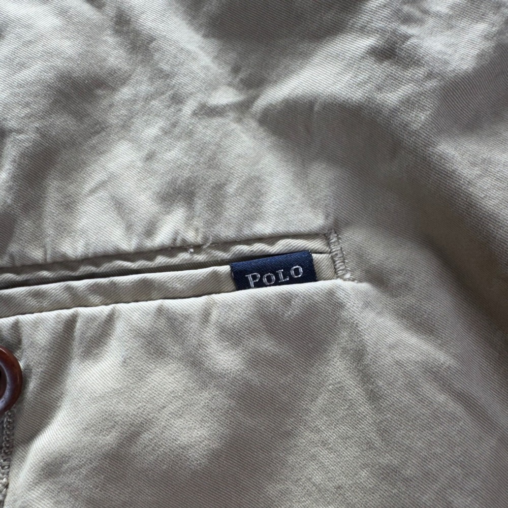 Polo Ralph‎ Lauren Mens Chino Shorts Tan Beige Pima Cotton Size 38 RN 41381 - Picture 7 of 7
